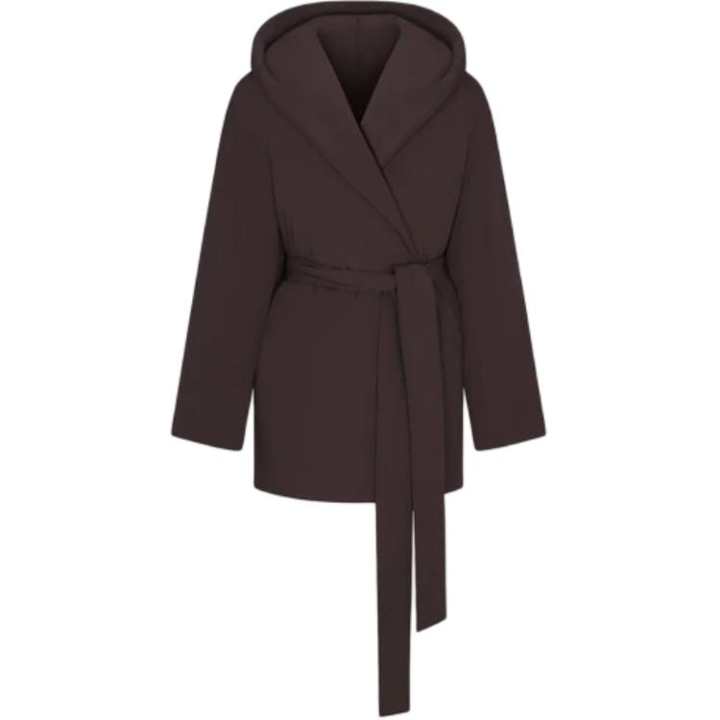 Nike Nike X Skims Coats Women's Brown Hooded Non Detachable Moderate
