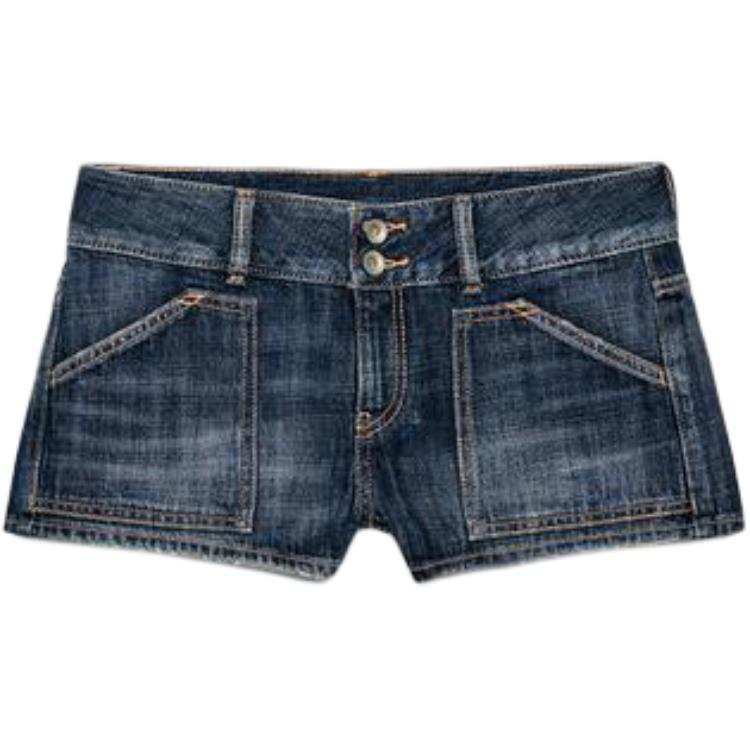 ZARA Denim Shorts Women's Sea Blue Moderate Other