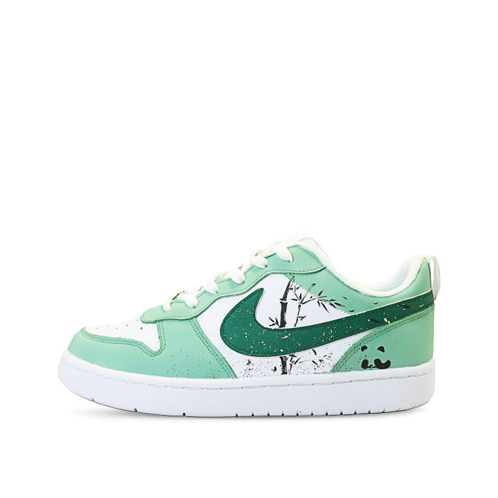 Nike Nike Court Borough Cyan Bamboo Bear Leather Slip Resistant, Abrasion Resistant, Breathable Low top