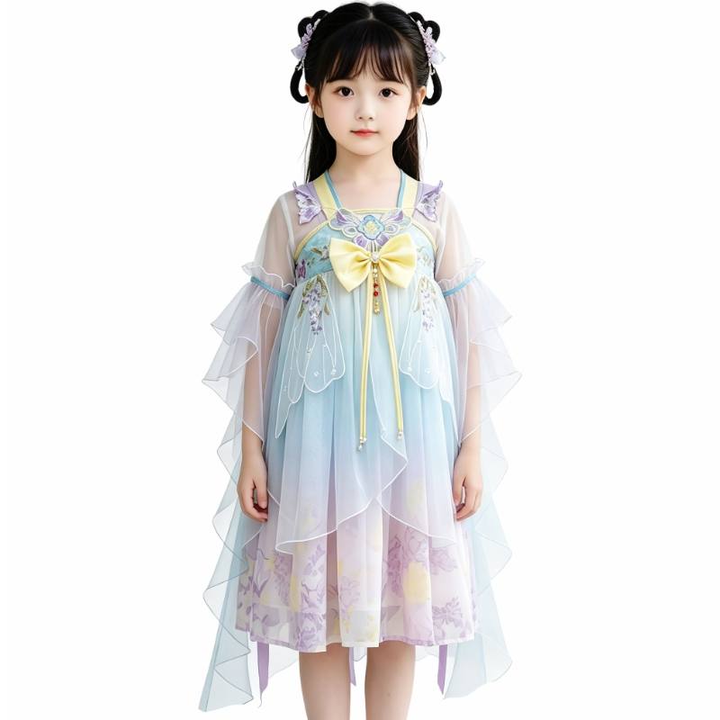 YALU Dress Children Aged 3 7 Years Old