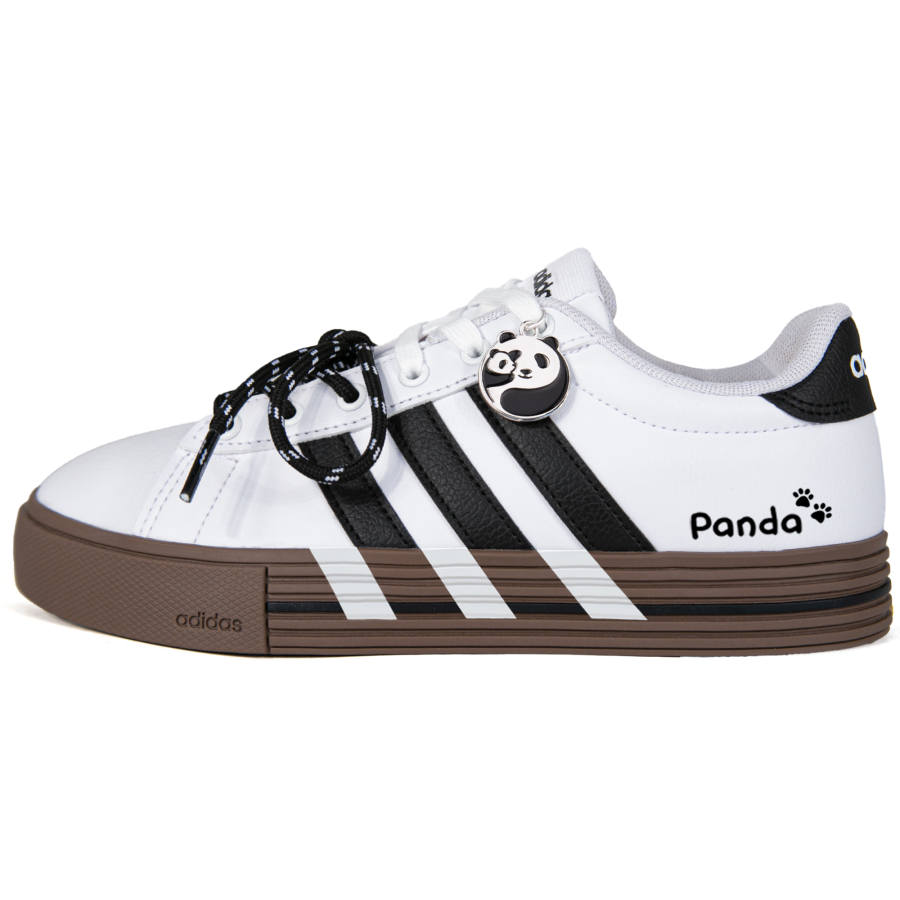 Adidas Adidas Daily 4.0 Classic Panda Synthetic Leather Slip Resistant Abrasion Resistant Low top Skateboard Shoes Unisex
