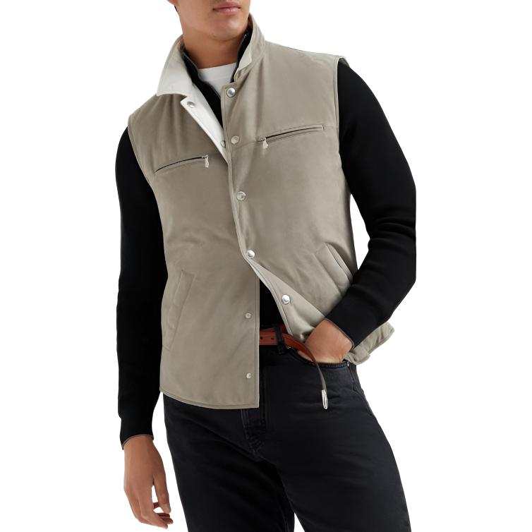 Brunello Cucinelli Brunello Cucinelli Vest Men's Khaki