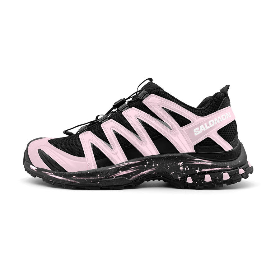 SALOMON XA PRO 3D Low top Running Shoes Unisex Black Pink