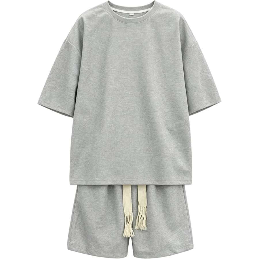 Lnga Landgre Casual Sportswear Men's Crew Neck Thin