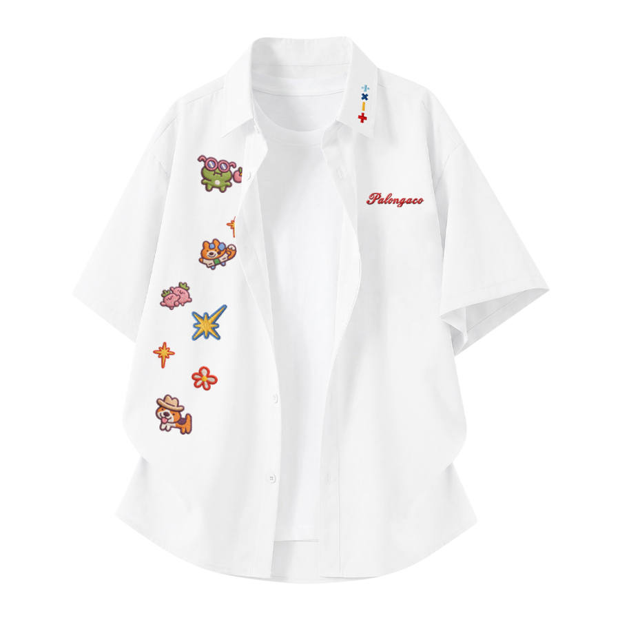 PAL ONGACO Shirts Unisex Lapel Moderate