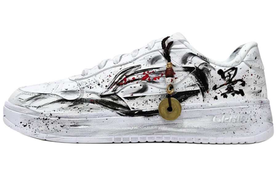 Li-Ning Li Ning Floating Boat Abrasion Resistant Lightweight Breathable Low top Skateboard Shoes Men's