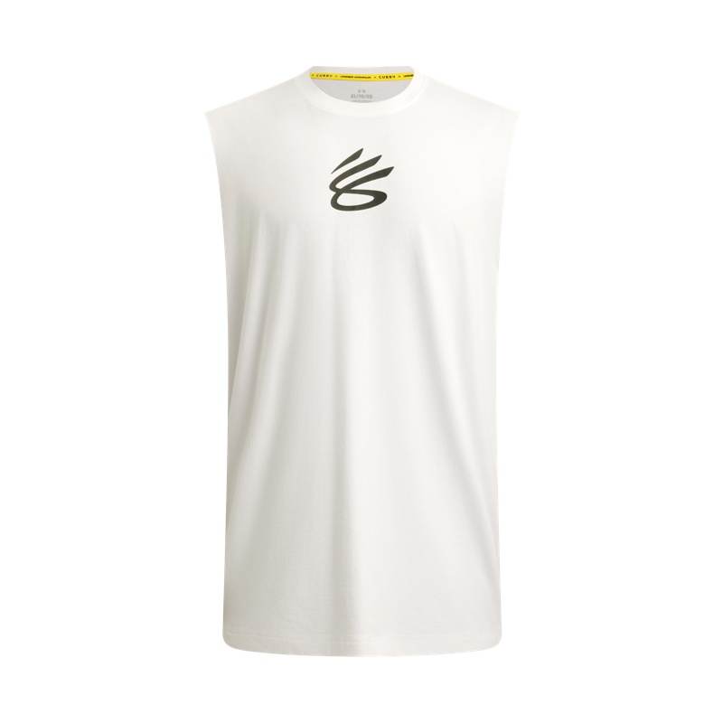 Under Armour Under Armour Curry Sport Vests Men's White