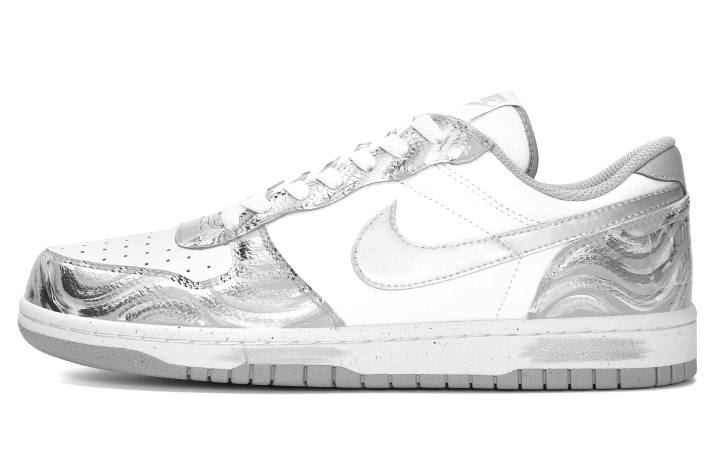 Nike Nike Big Low top Skateboard Shoes Men's Silver Gray