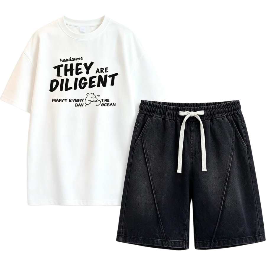 Lnga Landgre Casual Sportswear Men's Crew Neck Thin