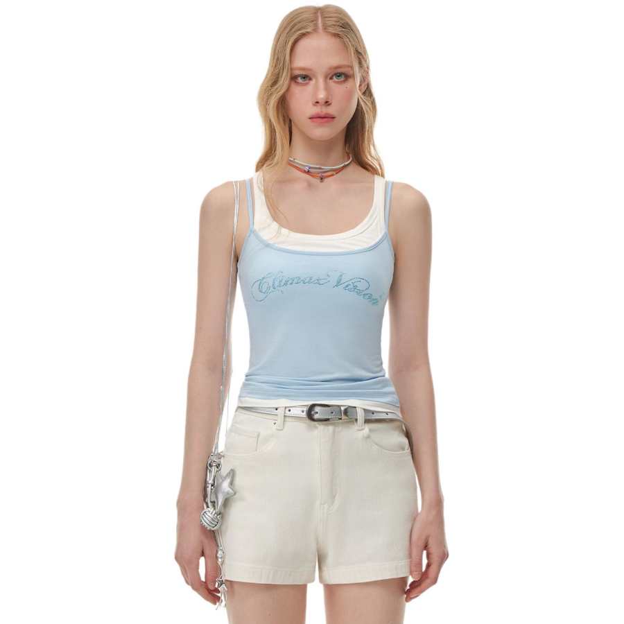 CLIMAX VISION Tank Tops Women's U Neck Moderate Other