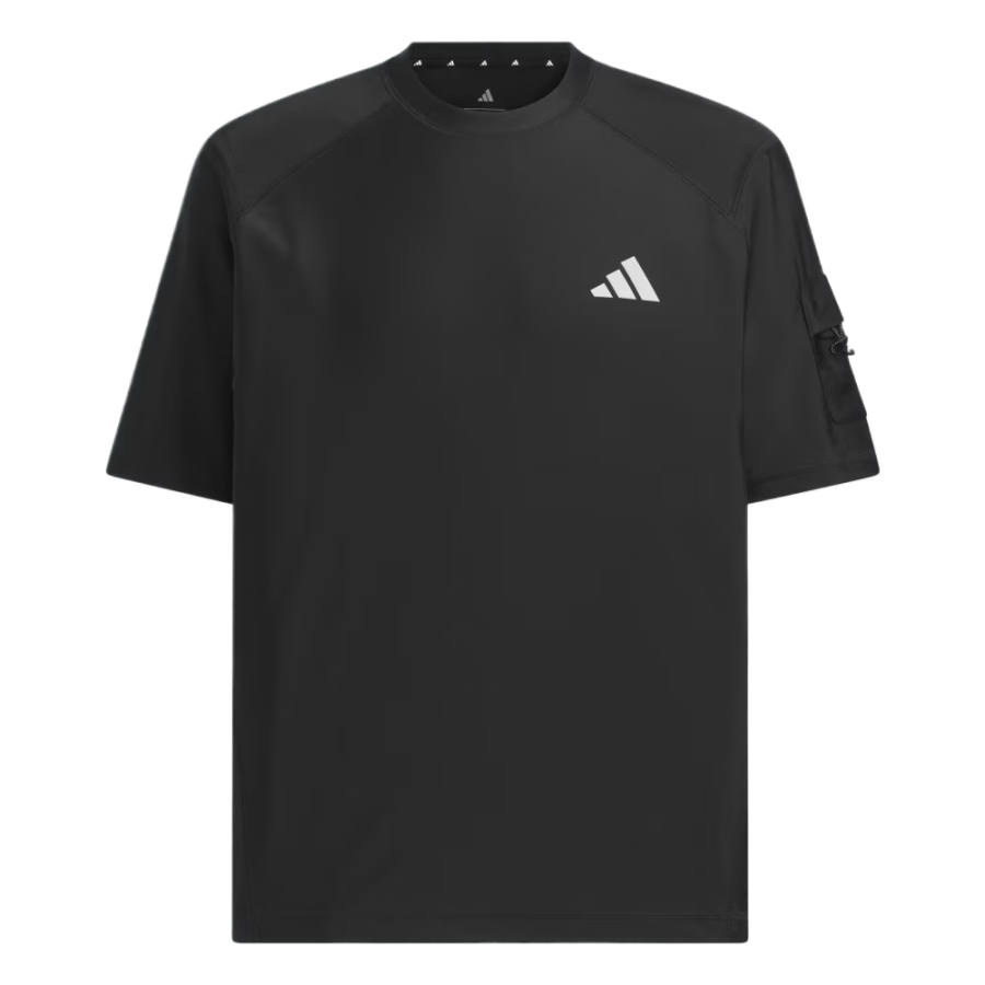 Adidas Adidas T Shirts Men's Black Crew Neck Moderate