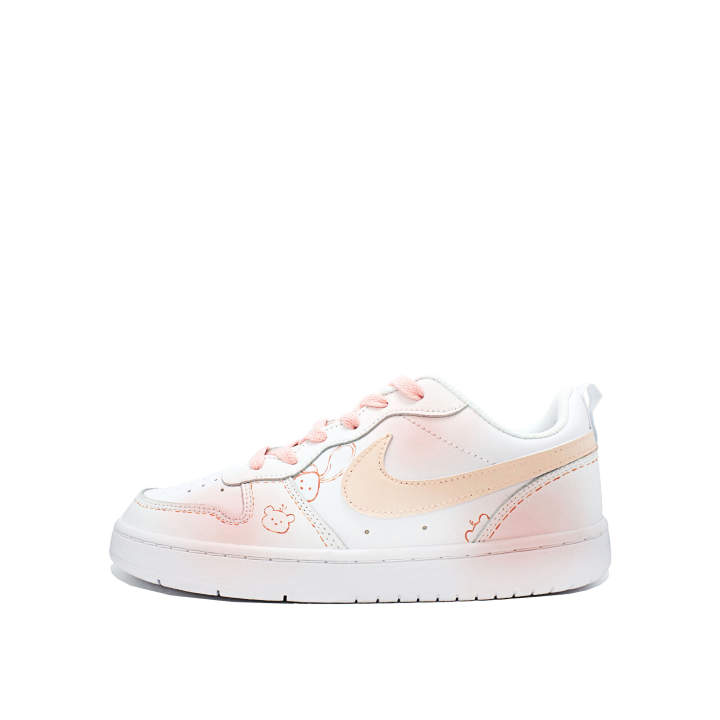 Nike Nike Court Borough Light Peach Sweet Dream, Prosperous Career, Good Looking, Natural, Fresh Leather Individual