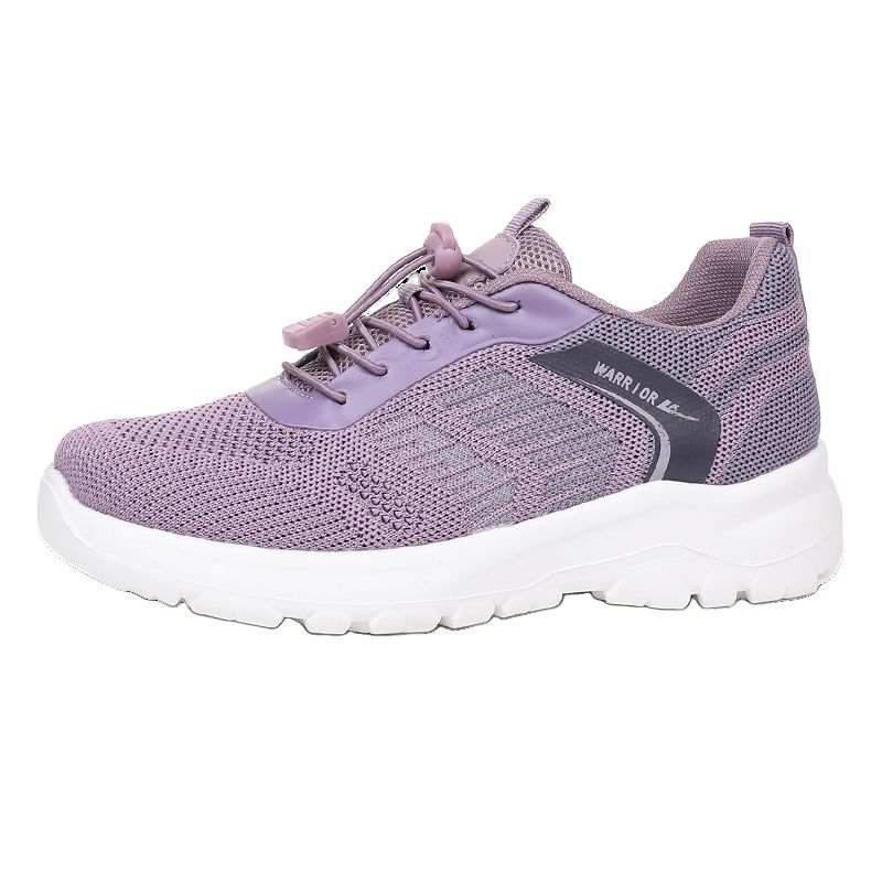 Warrior Summer Mesh, Elderly Shoes, Mom Shoes Cushioning Breathable Slip Resistant Low top Walking Shoes Women's Shoes