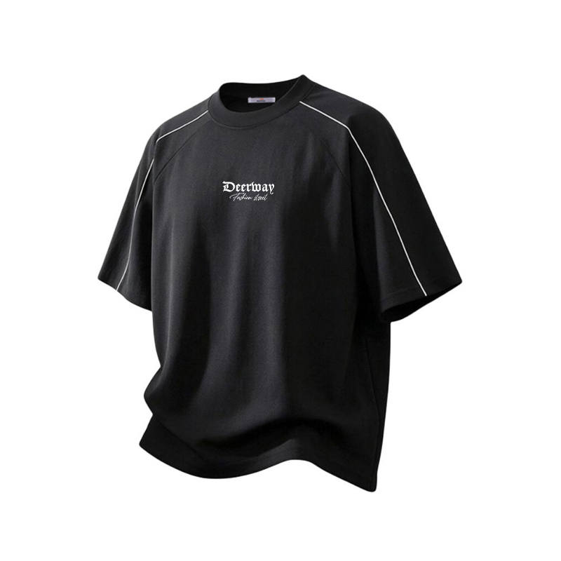 DEERWAY T Shirts Unisex Crew Neck Moderate Heavyweight
