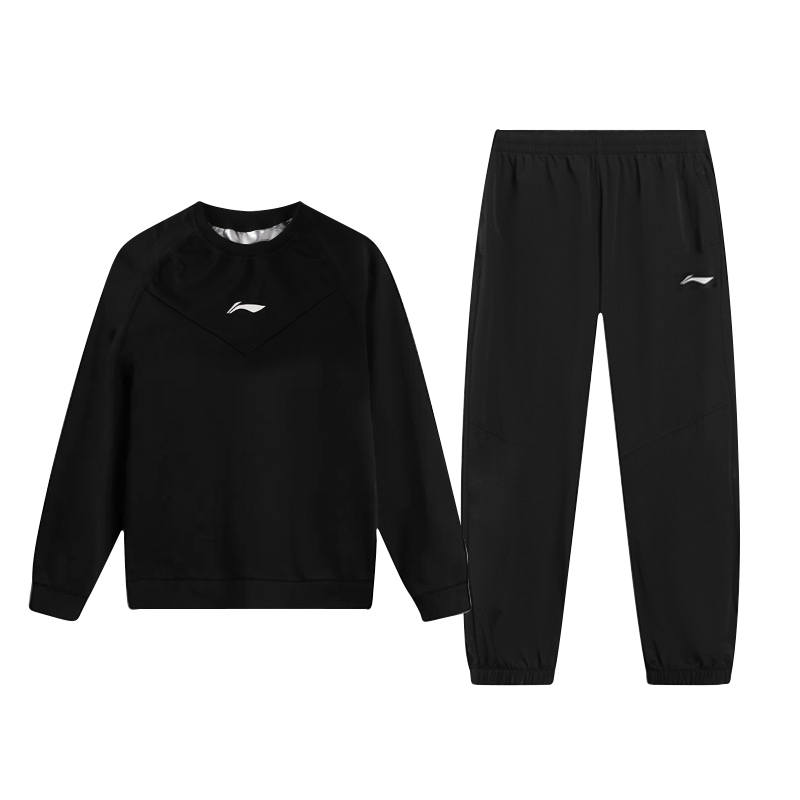 Li-Ning Li Ning Fitness Sets Unisex Crew Neck Moderate