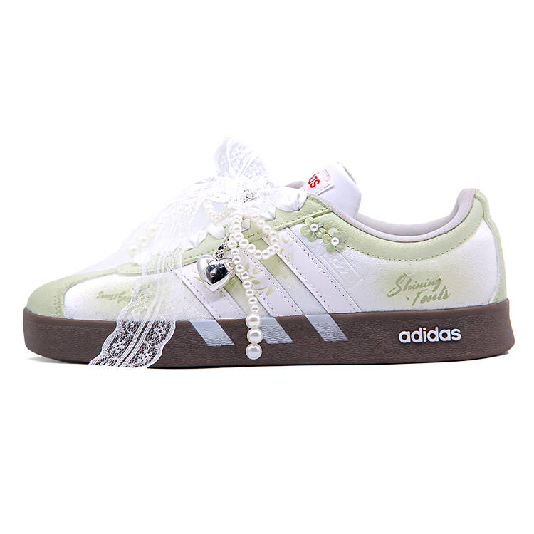 Adidas Adidas VL COURT 2.0 Big Mountain Manufacturing, Girlish Style, Dopamine Dressing, Matcha Milk Green Ambient Low top
