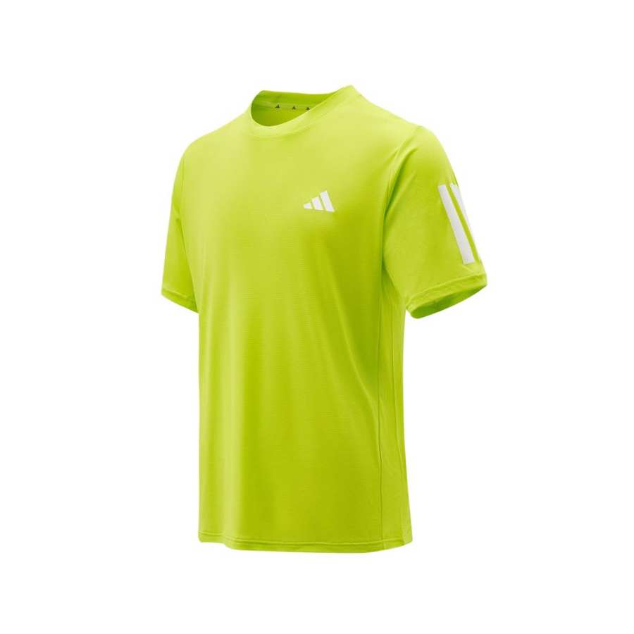 Adidas Adidas T Shirts Men's Yellow Green Crew Neck