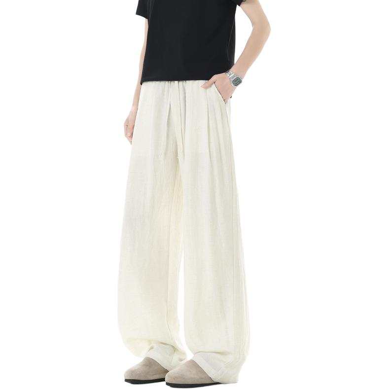BALENO Casual Pants Unisex Thin Straight Fit Pants