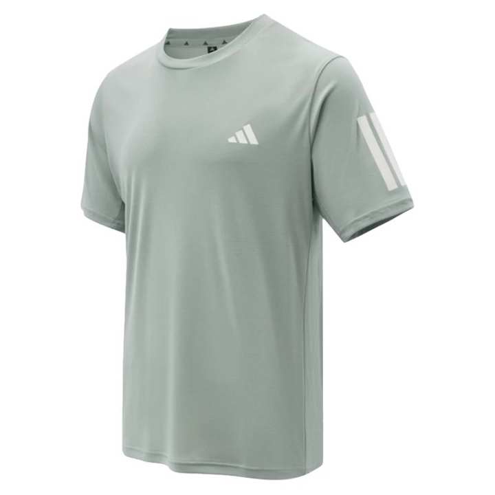 Adidas Adidas T Shirts Men's Sage Green Crew Neck Moderate