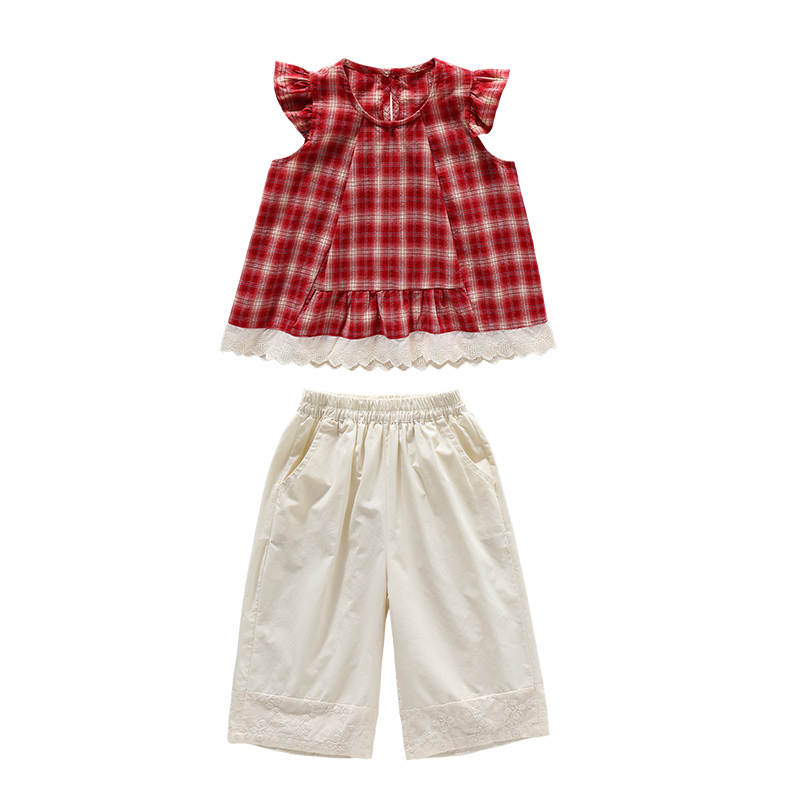 Lanza Casual Sportswear 2 Piece Set Red Kids'