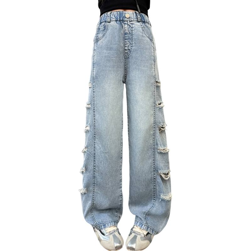 YALU YALU Grade School Jeans Thin