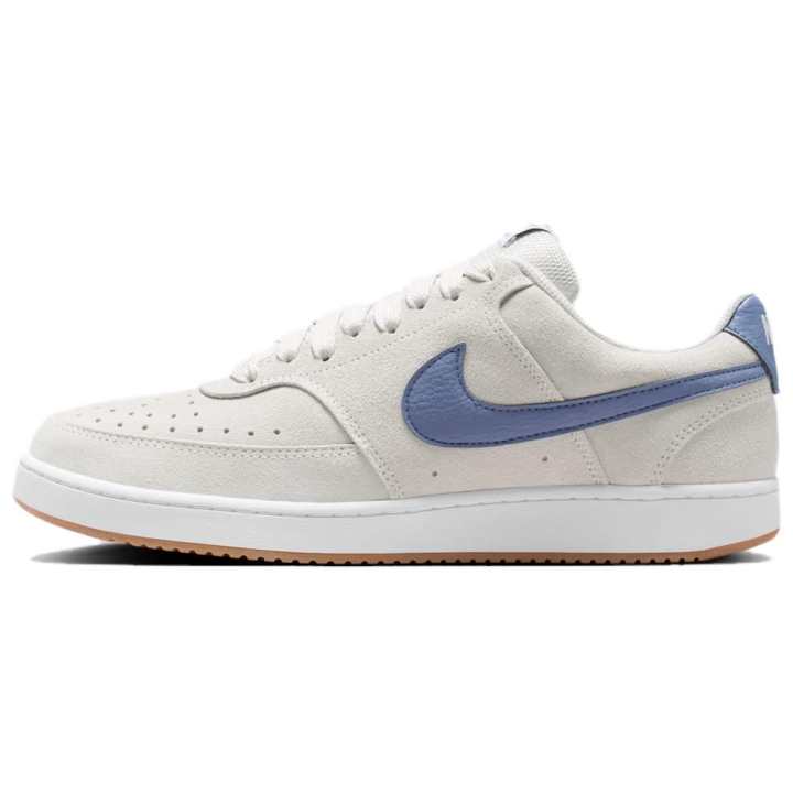 Nike Nike Court Vision Breathable Low top Skateboard Shoes Men's Light Gray