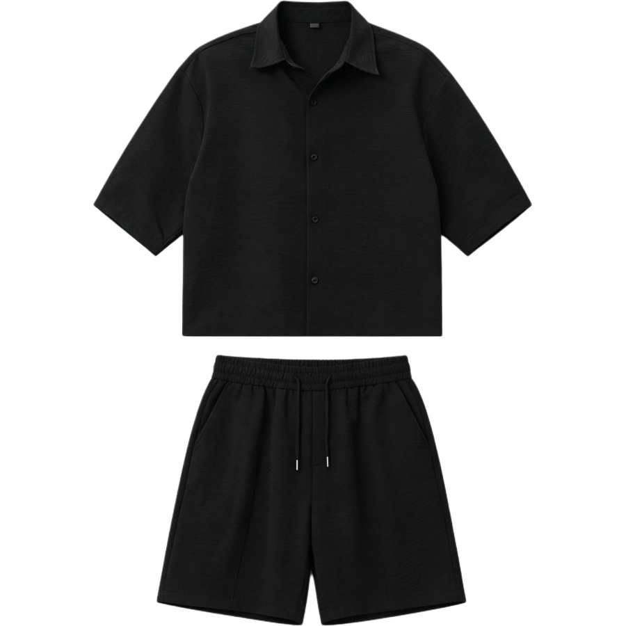 Lnga Landgre Casual Sportswear Men's Lapel Thin