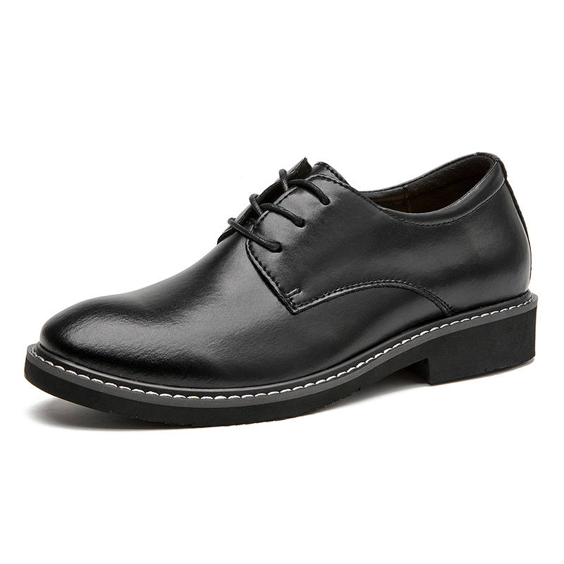 YALU Top Grain Cow Leather Casual Leather Shoes Men's