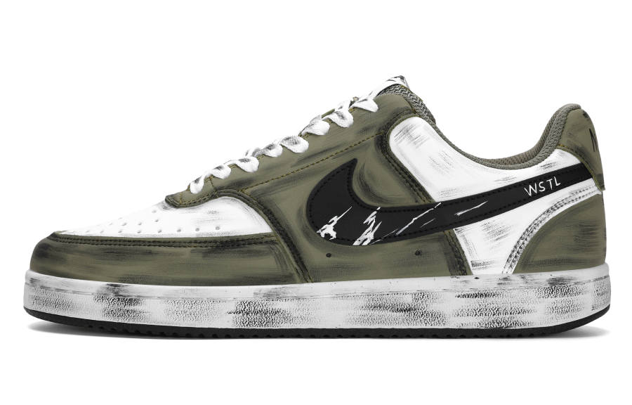 Nike Nike Court Vision Slip Resistant, Abrasion Resistant, Lightweight Low top Skateboard Shoes Men's Jasper
