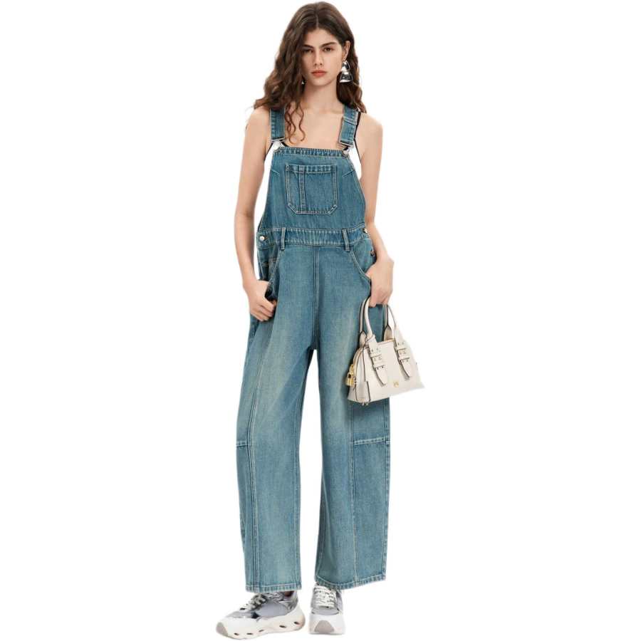 PINKO Overalls Women's Blue Moderate Other