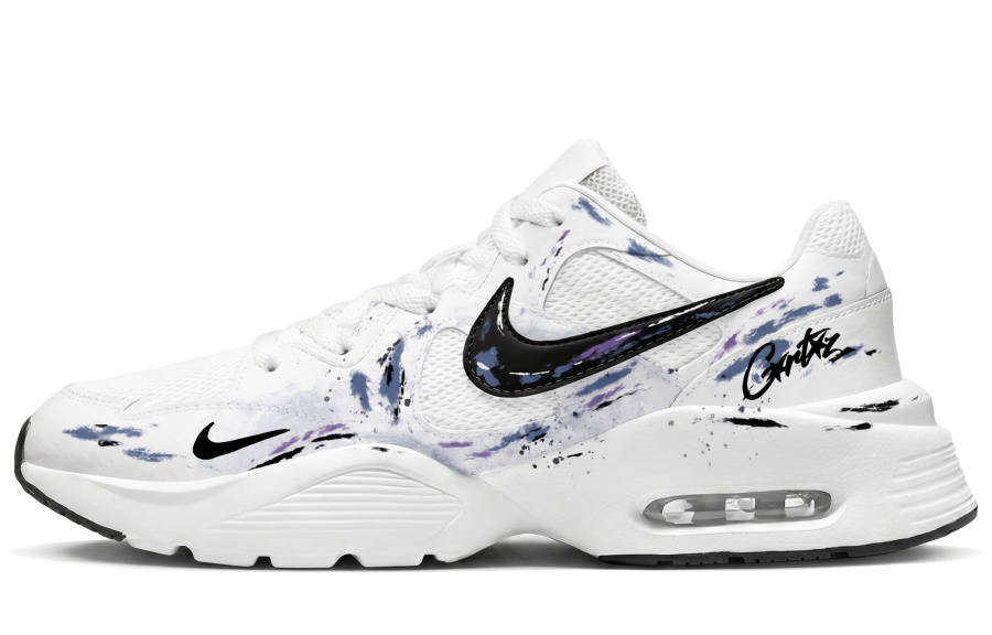 Nike Nike Air Max Fusion Running Shoes Men's Low Top White/Purple