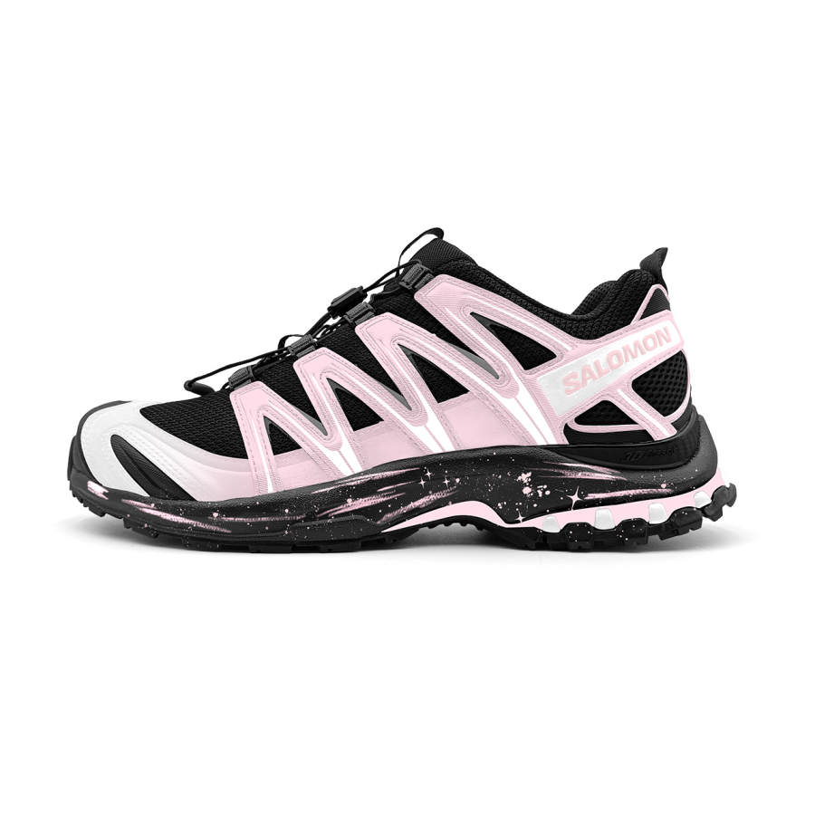SALOMON XA PRO 3D Low top Running Shoes Unisex Black Pink