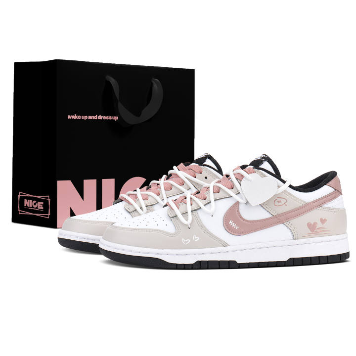 Nike Nike Dunk Low top Skateboard Shoes Unisex Ecru