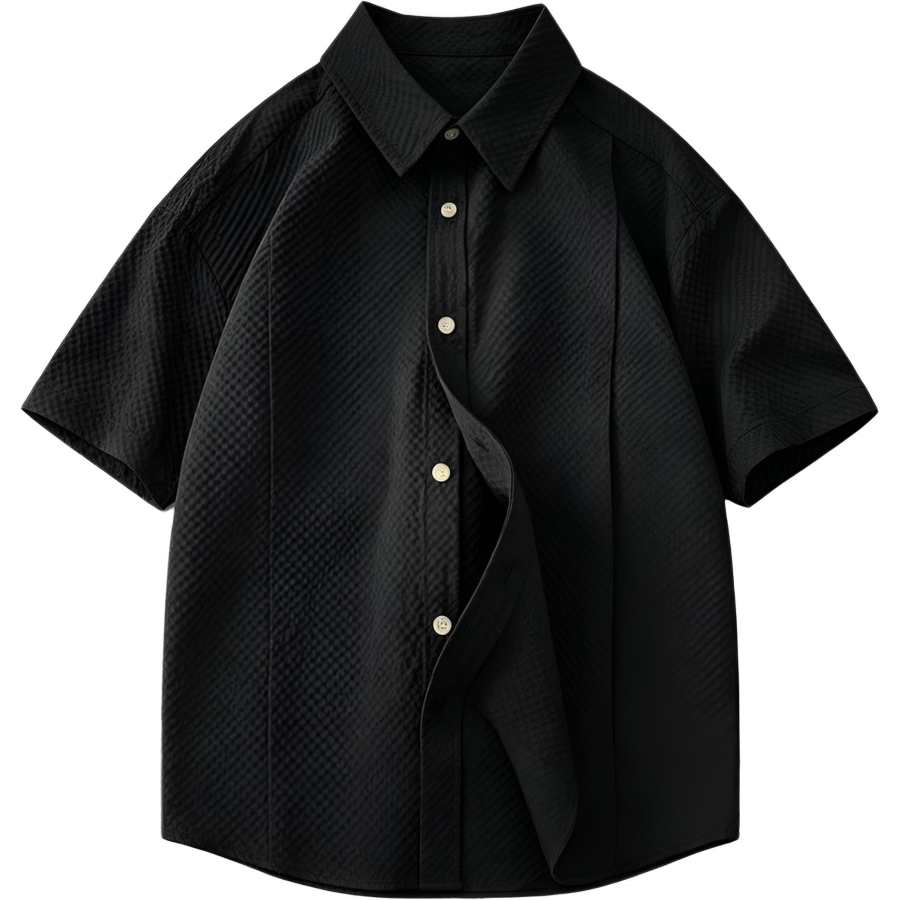 Lnga Landgre Shirts Men's Lapel Thin Other