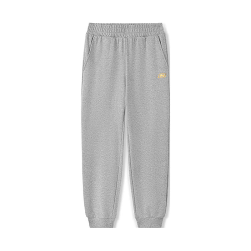 Skechers Casual Pants Men's Medium Heather Gray 004F Moderate Cuffed Pants