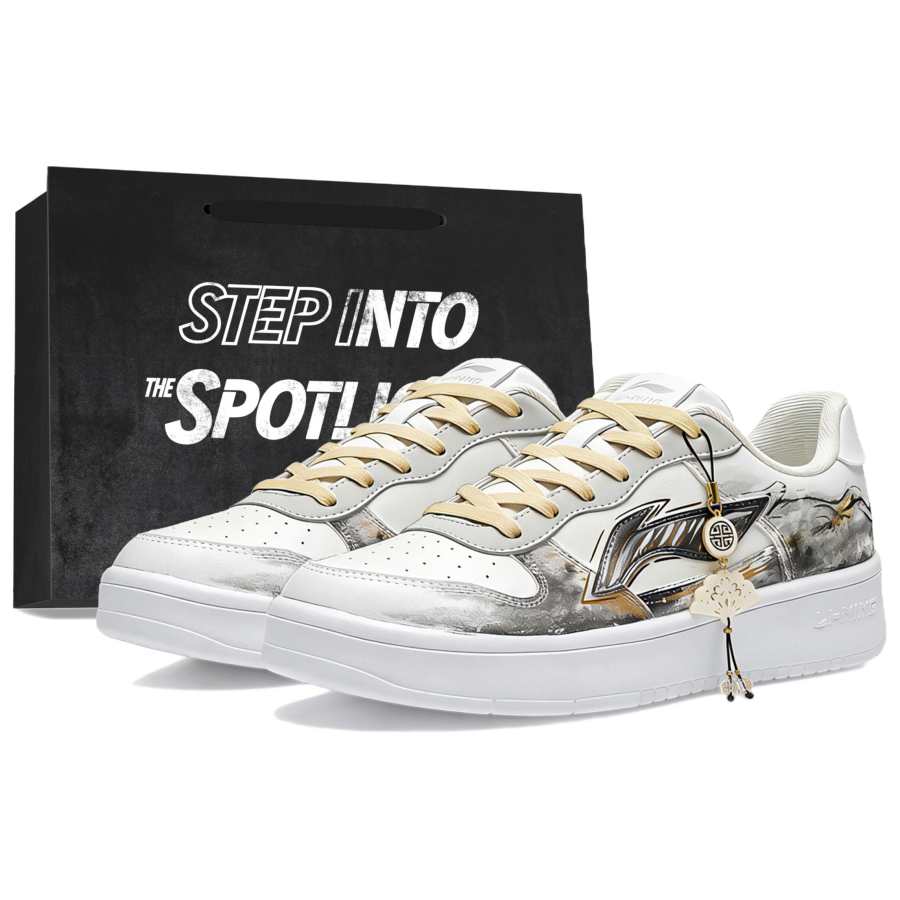 Li-Ning Li Ning Floating Boat Abrasion Resistant Lightweight Low top Skateboard Shoes Unisex