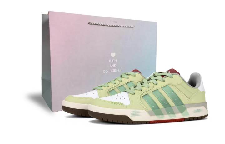 Adidas Adidas ENTRAP Coverage Slip Resistant Cushioning Abrasion Resistant Low top Skateboard Shoes Unisex Green