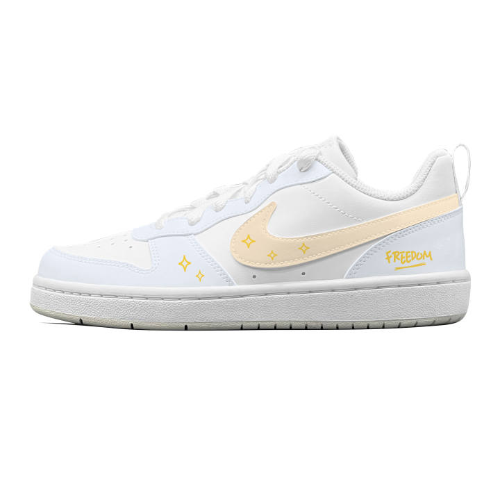 Nike Nike Court Starfall Among The Clouds Synthetic Leather Low top Kids' Skateboarding Shoes Unisex