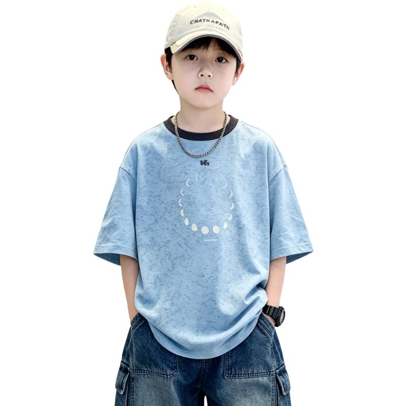 YALU Grade School T Shirts Crew Neck Moderate