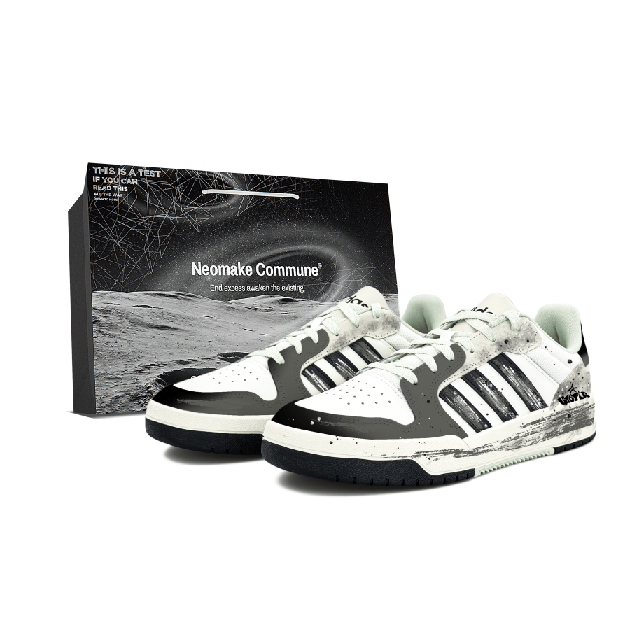 Adidas Adidas ENTRAP Slip Resistant, Abrasion Resistant, Breathable Low top Skateboard Shoes Unisex White Ink