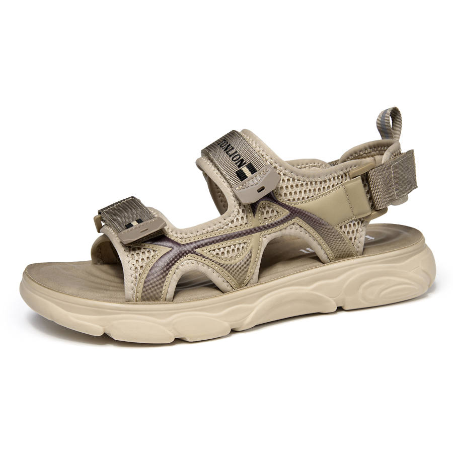 Tonlion Summer Mesh Fabrics Breathable Beach Sandals Men's