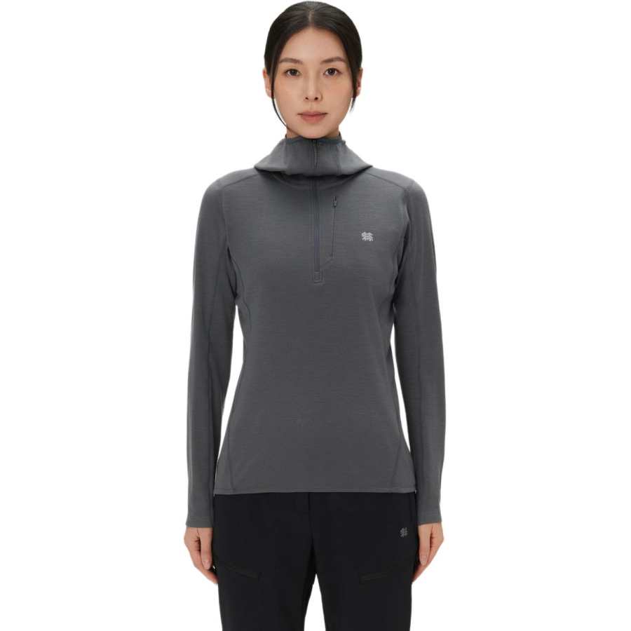 KOLON SPORT T Shirts Women's Hooded Non Detachable Moderate