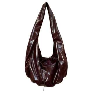 TENERA Polyester Crossbody Bag, Shoulder Bag Large Women's Oil Wax Brown