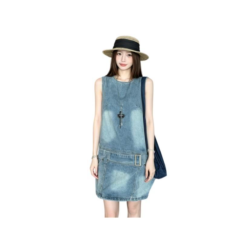 CPAURA Sleeveless Dress Women's
