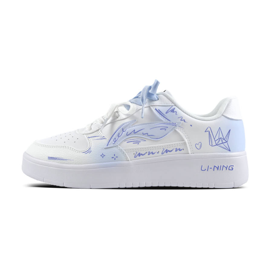 Li-Ning Li Ning Floating Boat Slip Resistant Abrasion Resistant Low top Skateboard Shoes Unisex