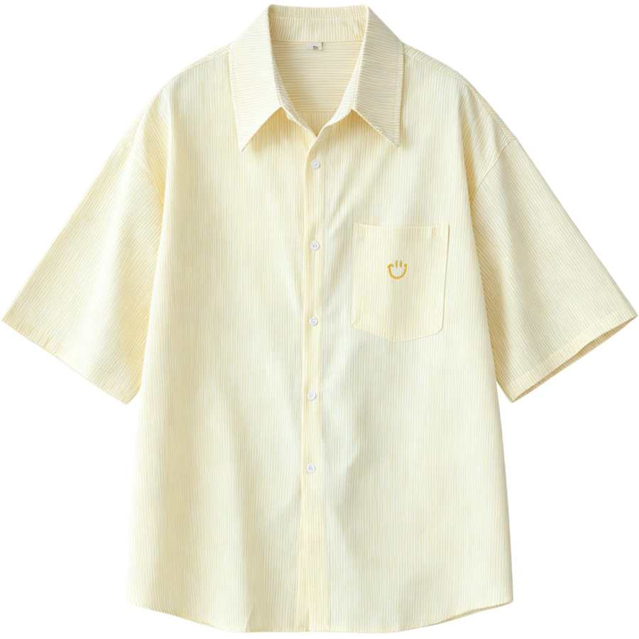 Lnga Landgre Shirts Unisex Lapel Thin Other