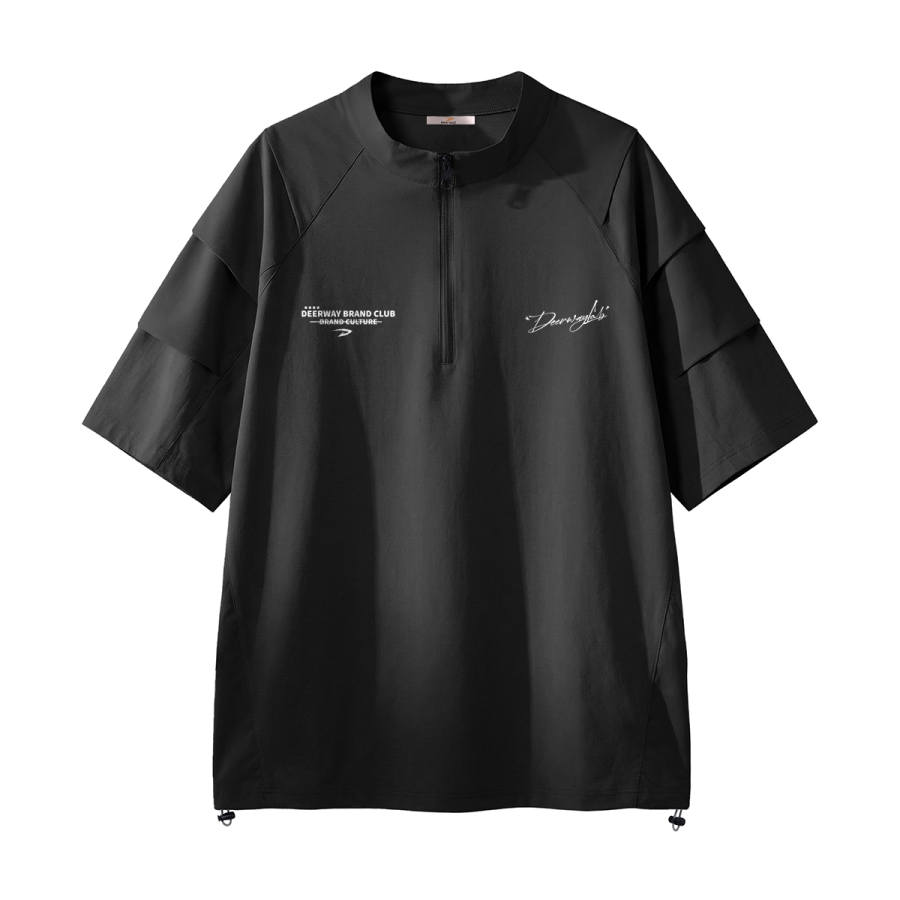 DEERWAY T Shirts Unisex Crew Neck Moderate Straight Fit