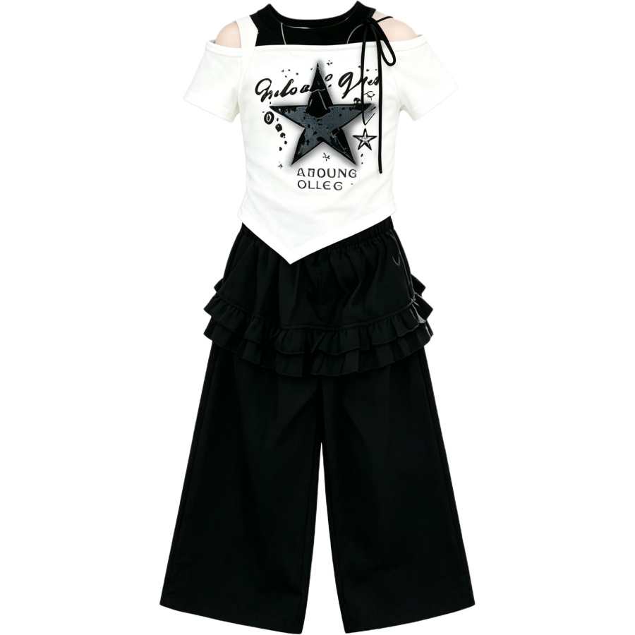 YALU Girls' Casual Sportswear Kids'