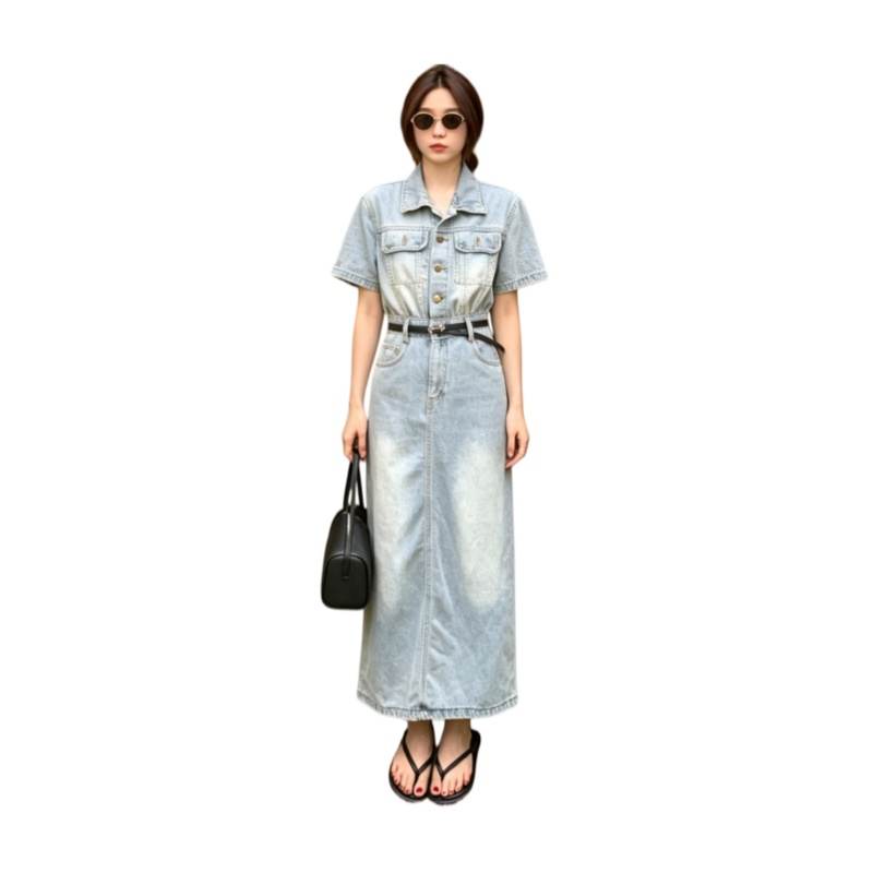 CPAURA Short Sleeved Dress Women's