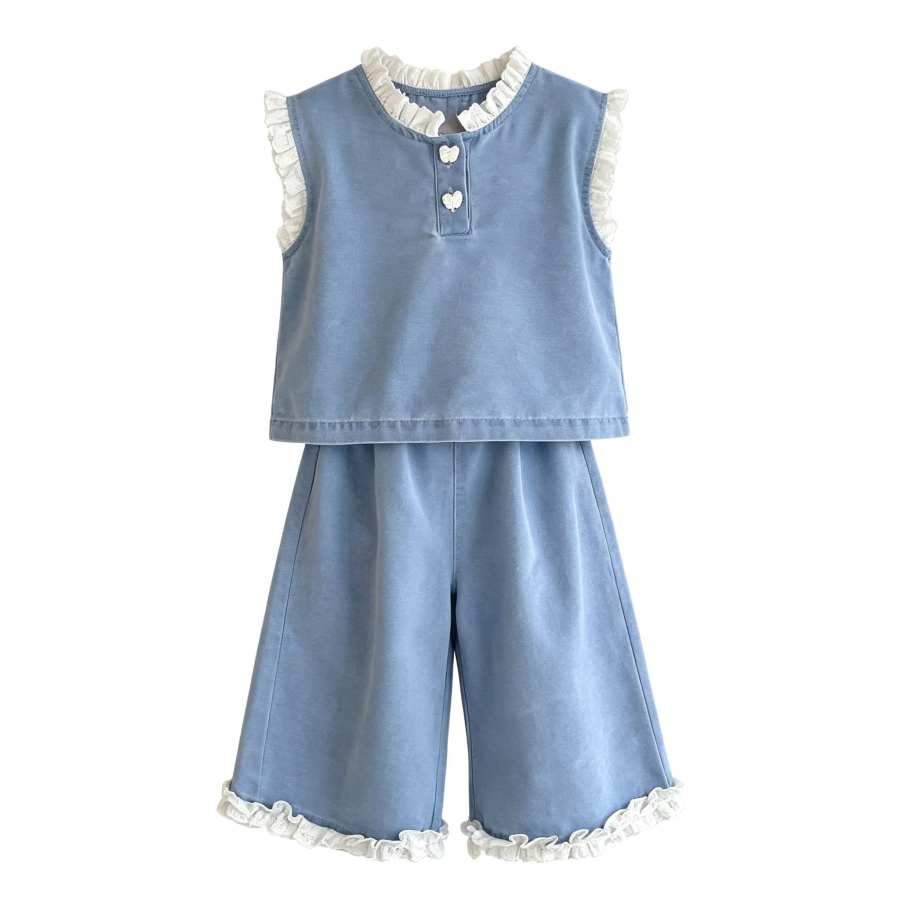 Lanza Casual Sportswear 2 Piece Set Blue Kids'